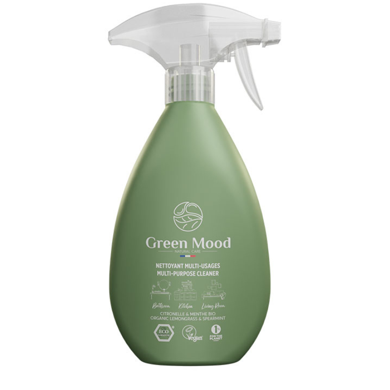GREEN MOOD Nettoyant multi-usages bio citronnelle et menthe verte 500 ml
