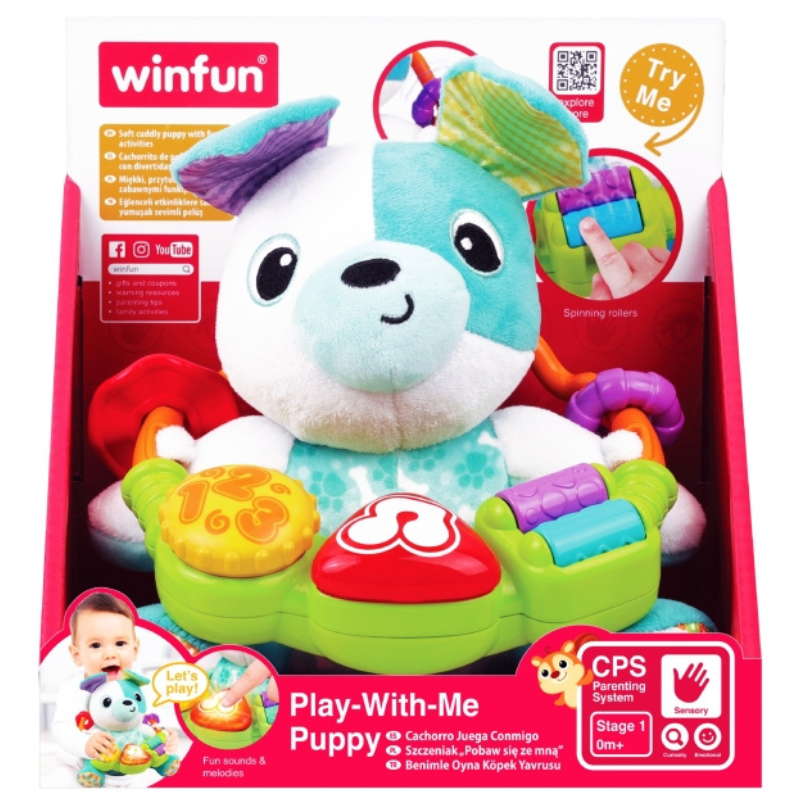Joue avec moi, chiot - Winfun 0 mois et plus