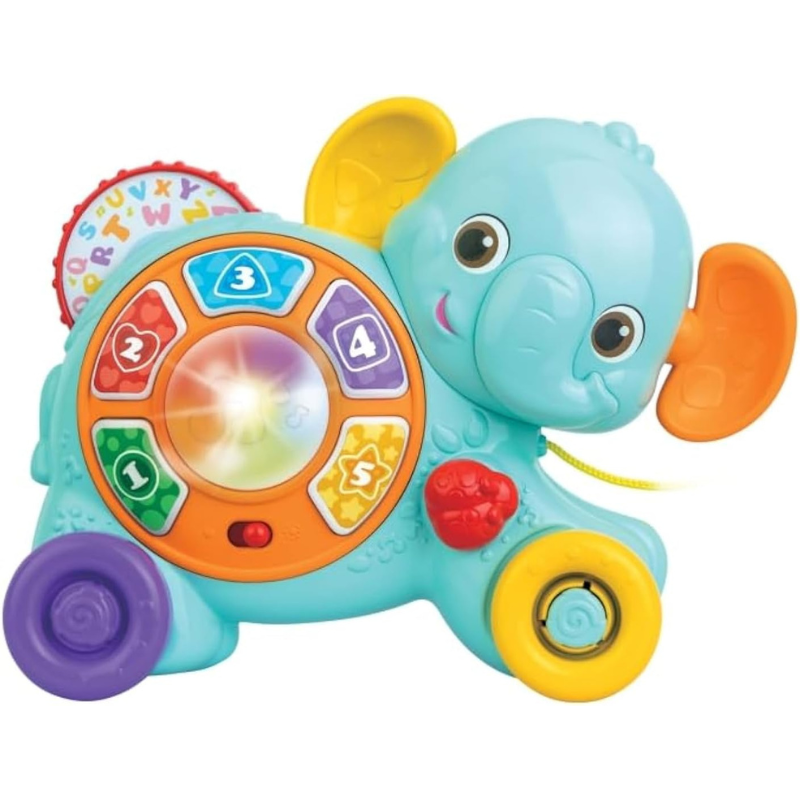 xx Jouet éléphant à tirer Winfun avec lumière, son et mélodies