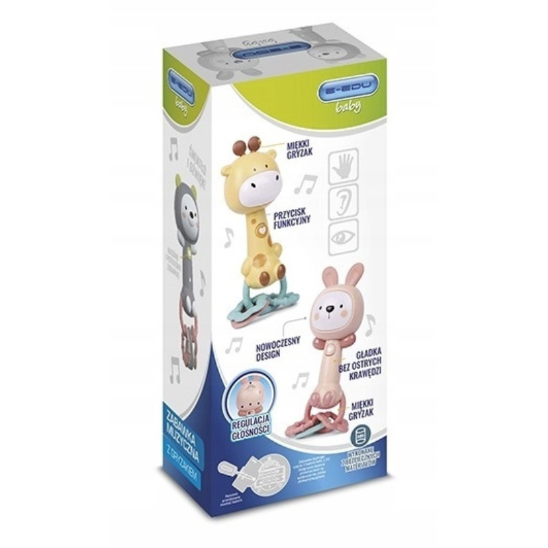Jouet musical  avec anneau de dentition BÉBÉ GIRAFE