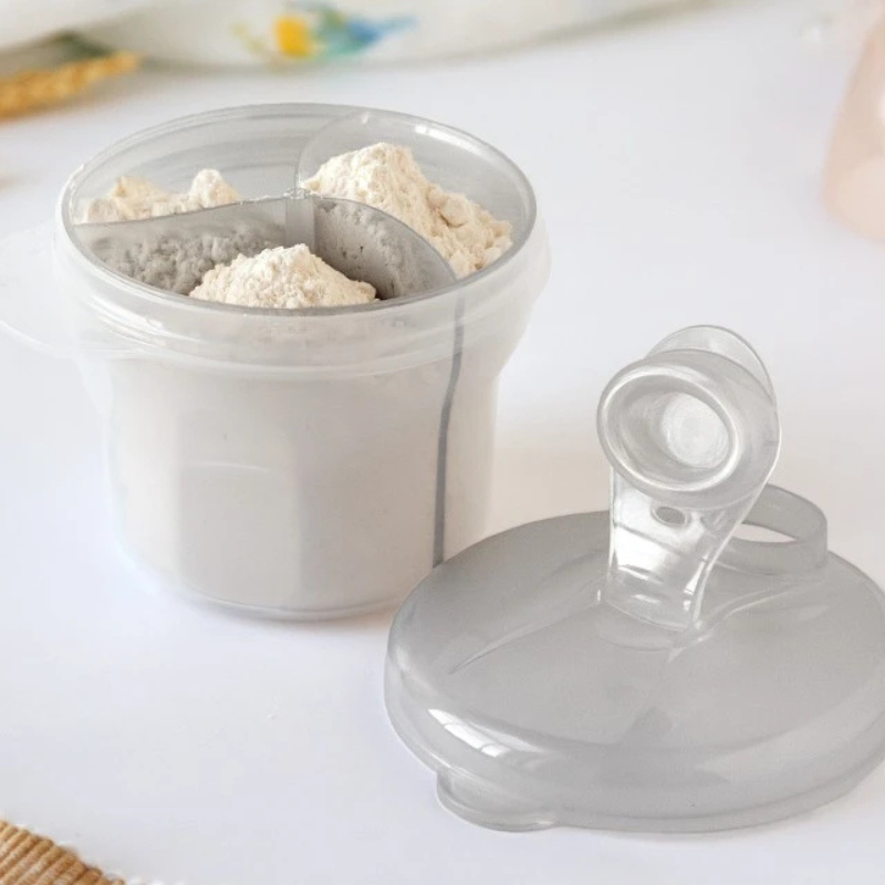 Kikkaboo Boite doseuse de lait en poudre 2en1 Blanc