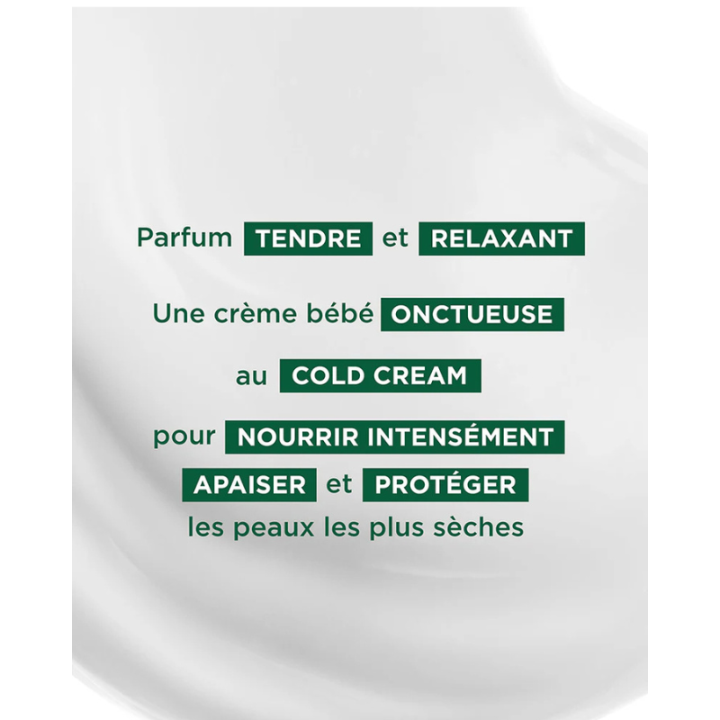 Klorane Bébé Crème nutritive au Cold Cream et Calendula - 40ml