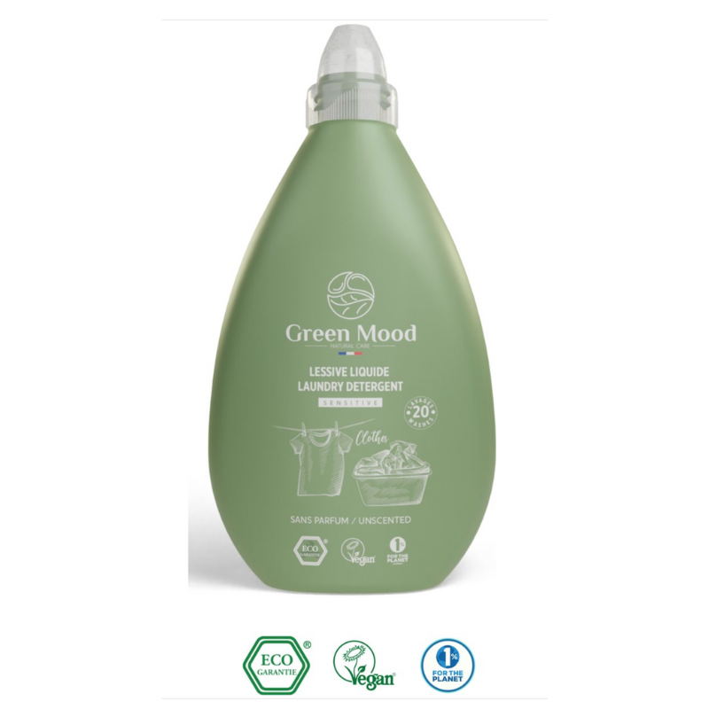 Lessive non parfumée 1000 ml - GREEN MOOD