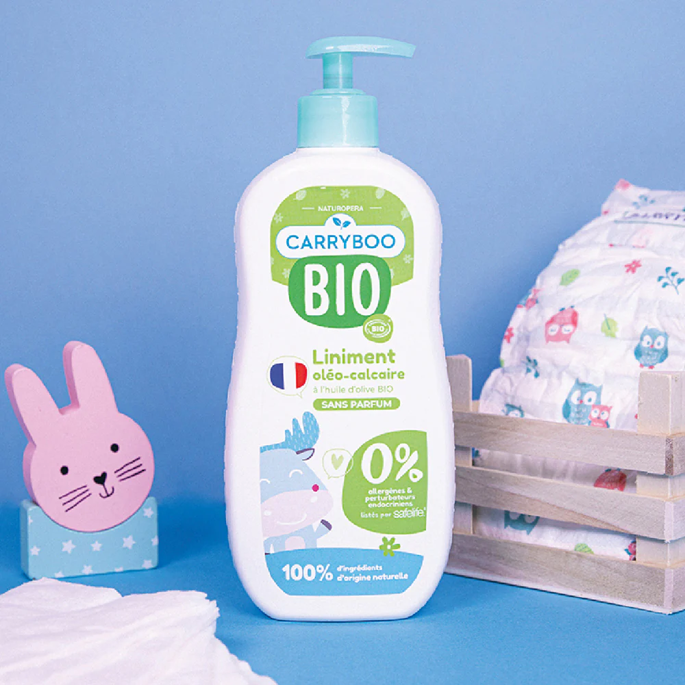 Liniment oléo-calcaire BIO olive - 450ml - Carryboo