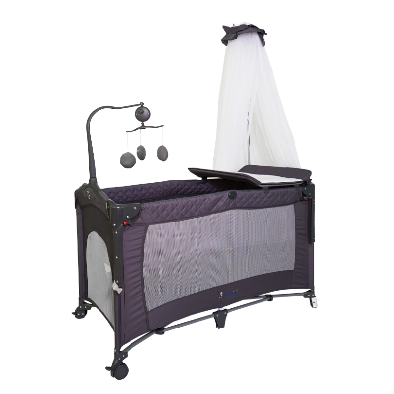 xx Lit Parc Cododo Confort Gris Foncé – Mon Bébé