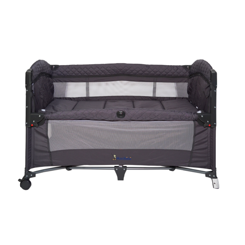Lit Parc Cododo Confort Gris Foncé – Mon Bébé
