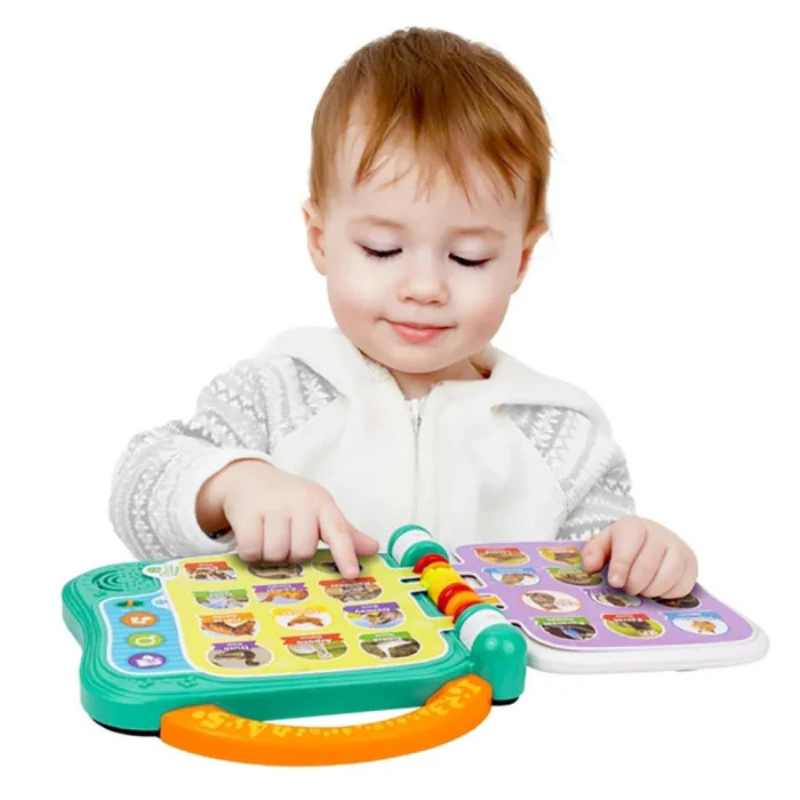 Livre d'apprentissage bilingue -101 Animaux-  18m+  pour emmener partout – winfun