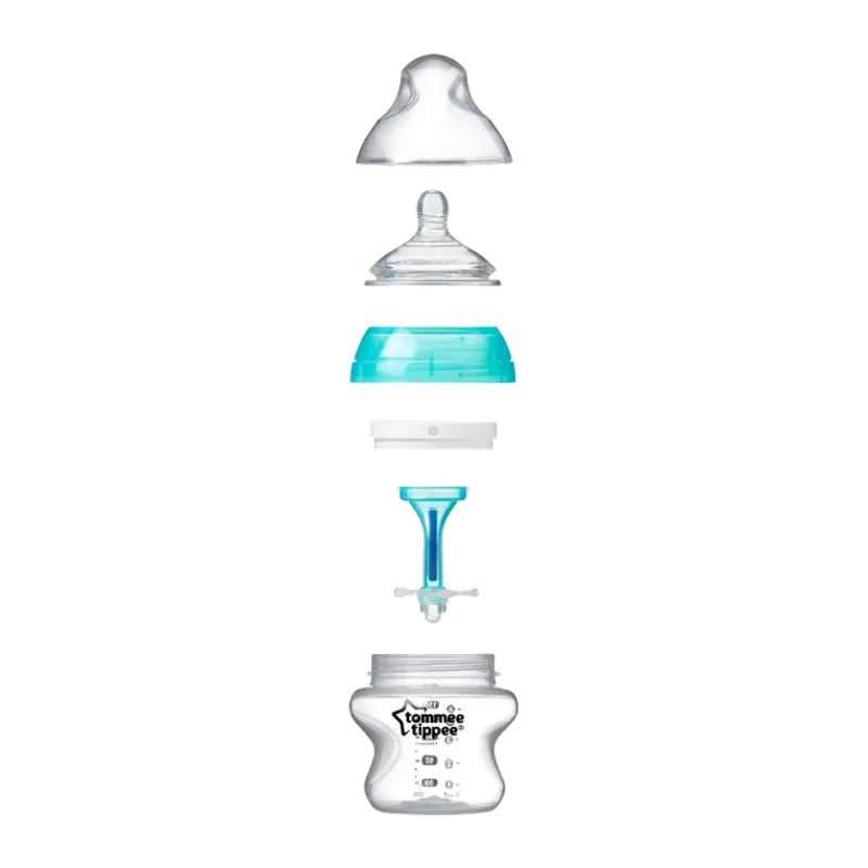 Lot de 2 Biberon Anticholique Avancé 150 ml en bleu – Tommee Tippee