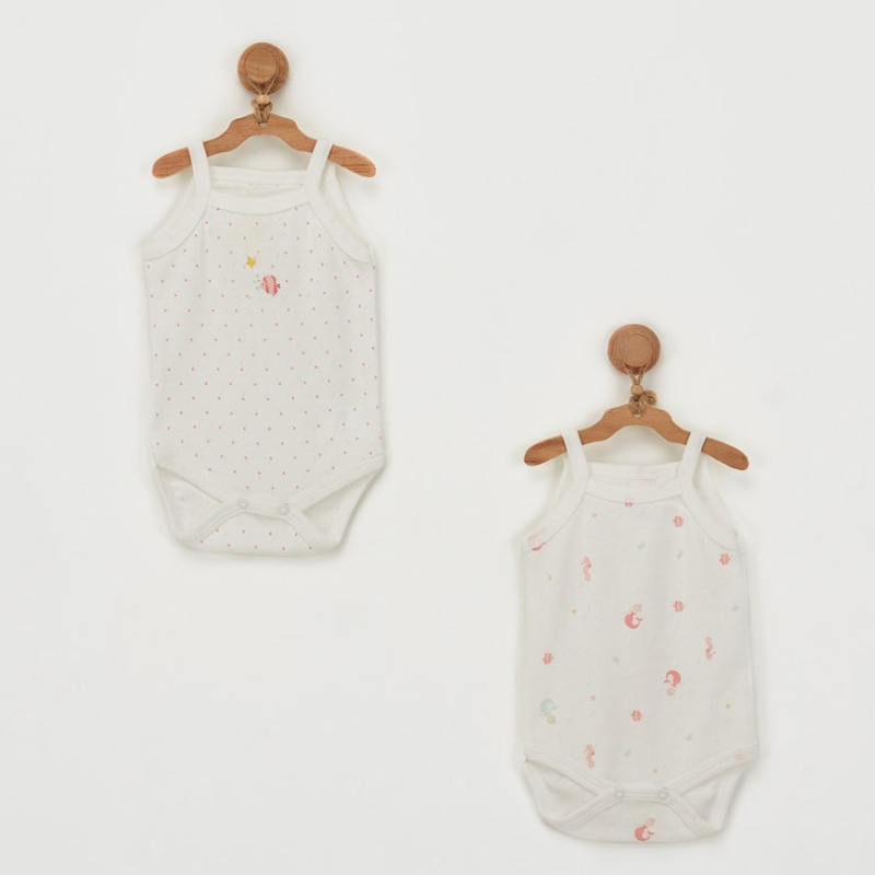 Lot de 2 bodys sirène pour bébé Andywawa AC22616