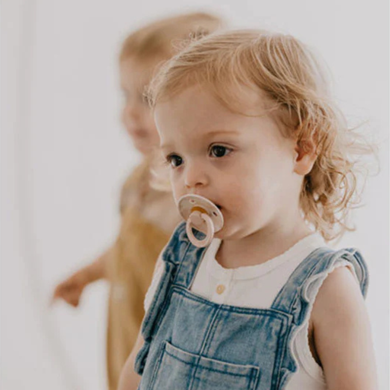 Lot de 2 Sucettes Bibs – Blush -Ivoire