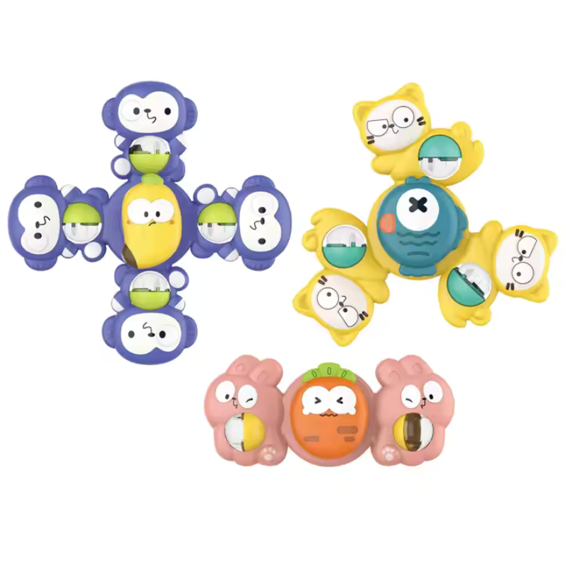 Lot de 3 pièces bébé bain Spinner rotatif