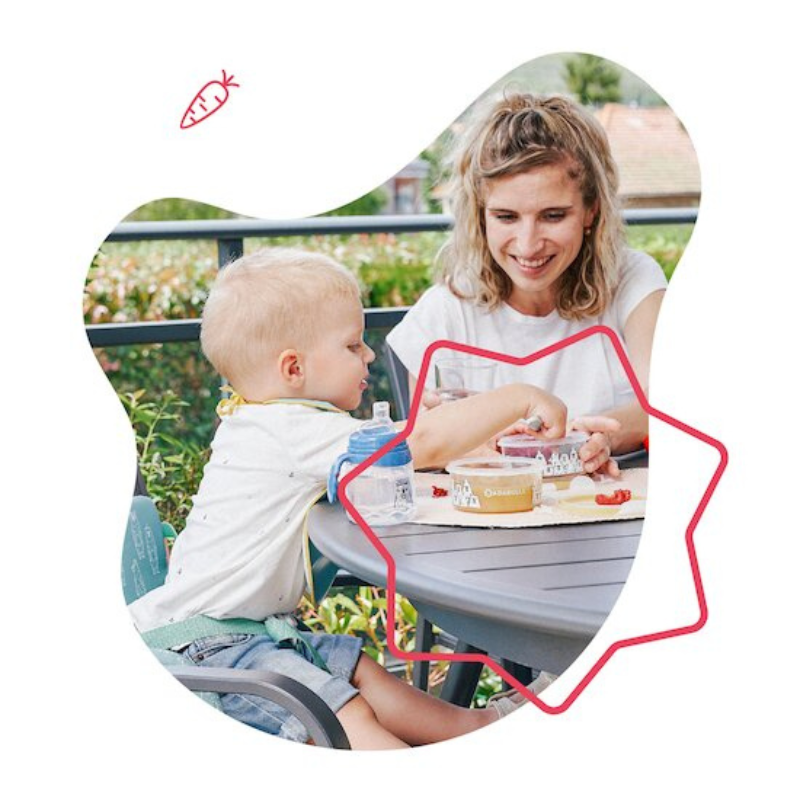 Lot de contenants 3x300 ml Badabulle