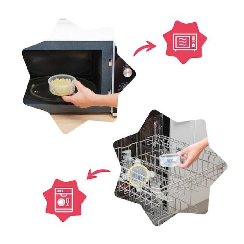 Lot de contenants 3x300 ml Badabulle