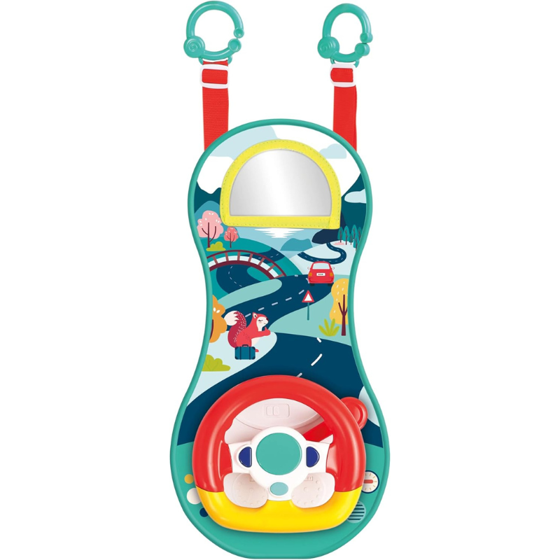 xx Ludi - Activité Voiture - Volant Sonore Et Lumineux