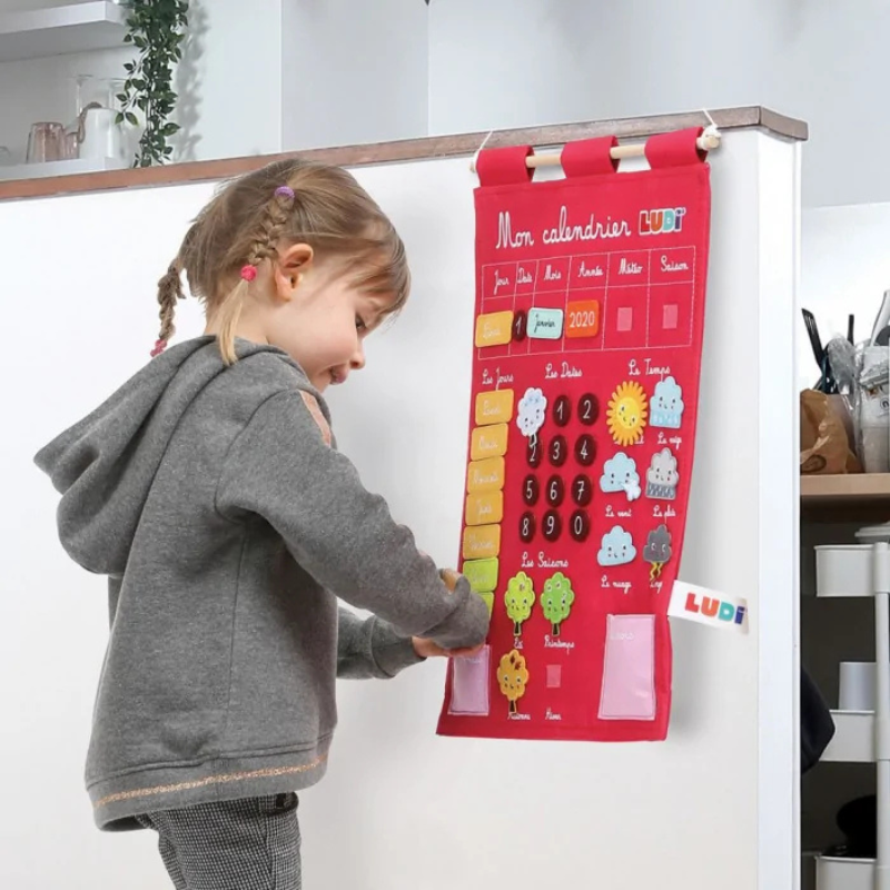 Ludi Calendrier Basic Rose Jouet Éducatif 3ans+