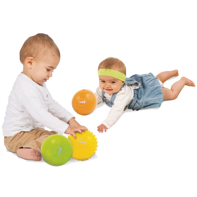 LUDI - Coffret De 3 Petites Balles Sensorielles