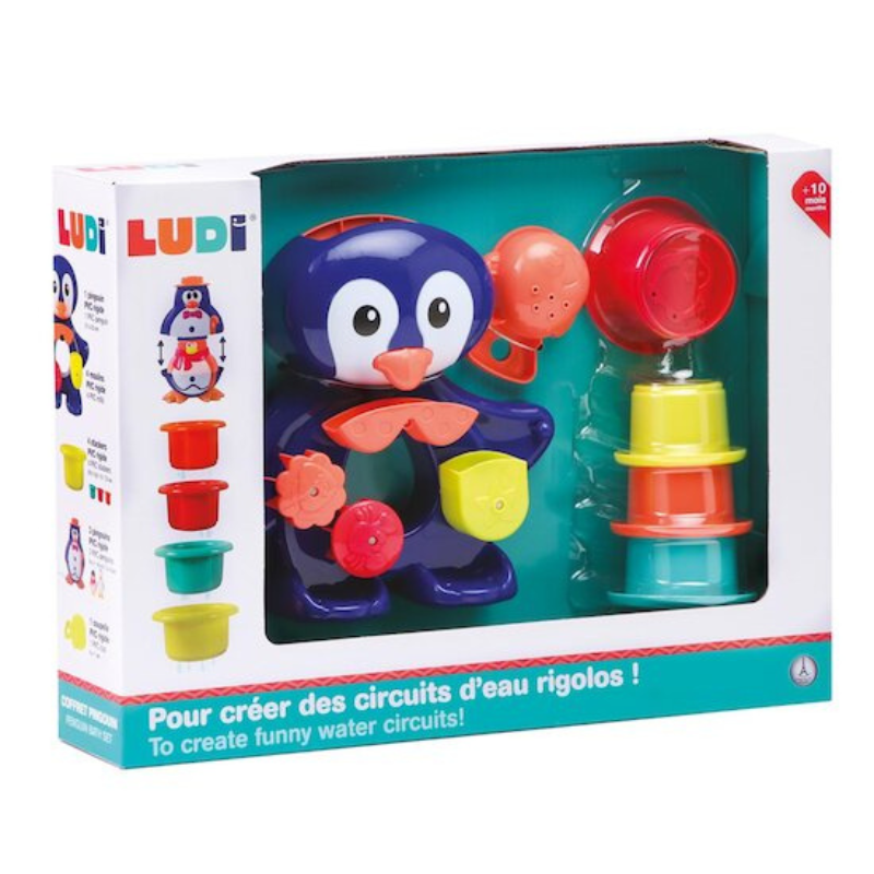 xx Ludi Coffret jouets de bain Pingouin