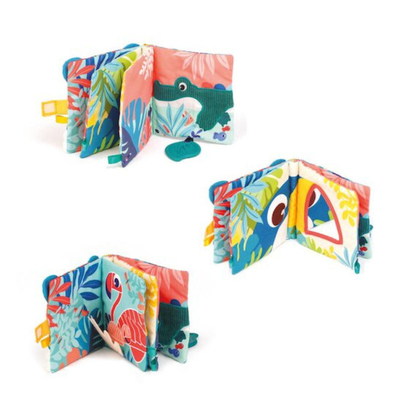 Ludi Livre en Tissu 3M+ - Jungle