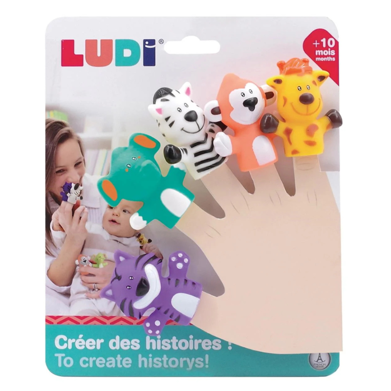 Ludi Marionnettes à doigts Savannah