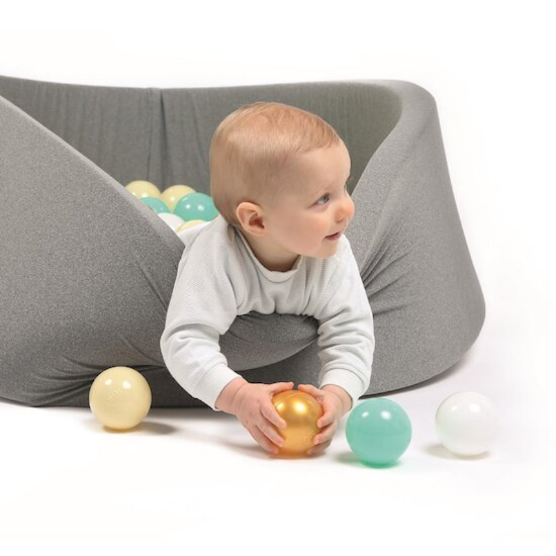 Ludi Piscine à balle Ronde Gris