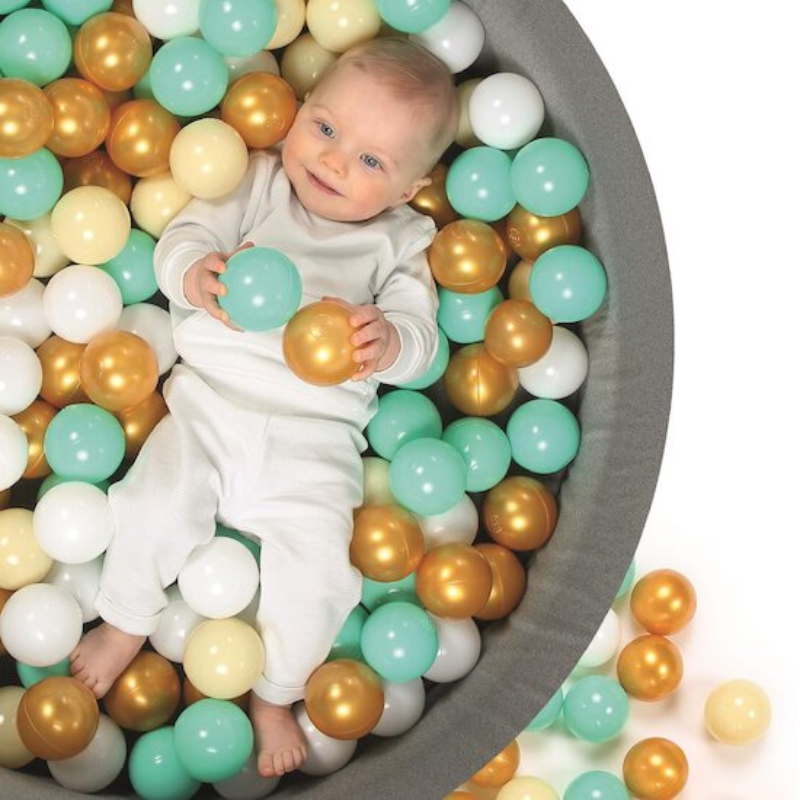 Ludi Piscine à balle Ronde Gris