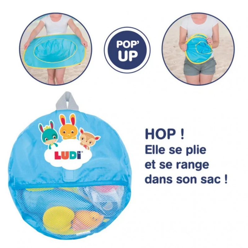 Ludi Piscine de Plage Pop-Up 10m+