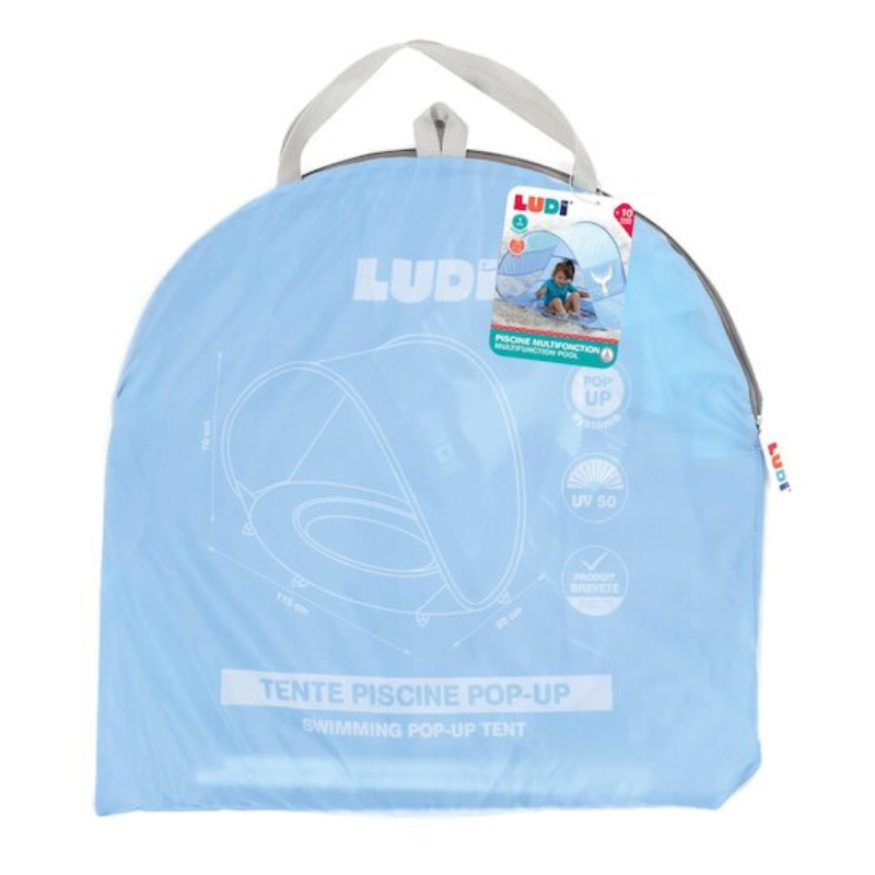 Ludi Piscine multifonction Bleu 115X80 cm