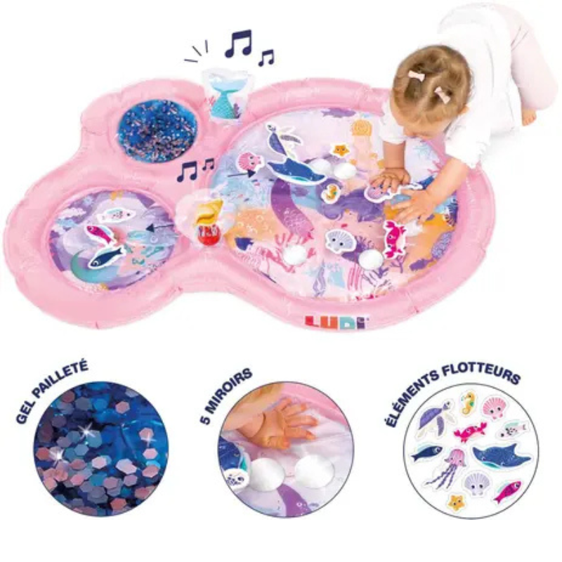 Ludi Tapis d'eau sirene Rose