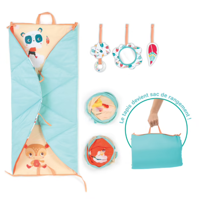 Ludi Tapis d'éveil modulable Pop up