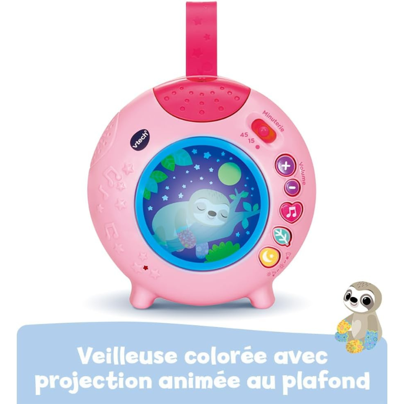 Lumi veilleuse nuit enchantée Vtech-rose