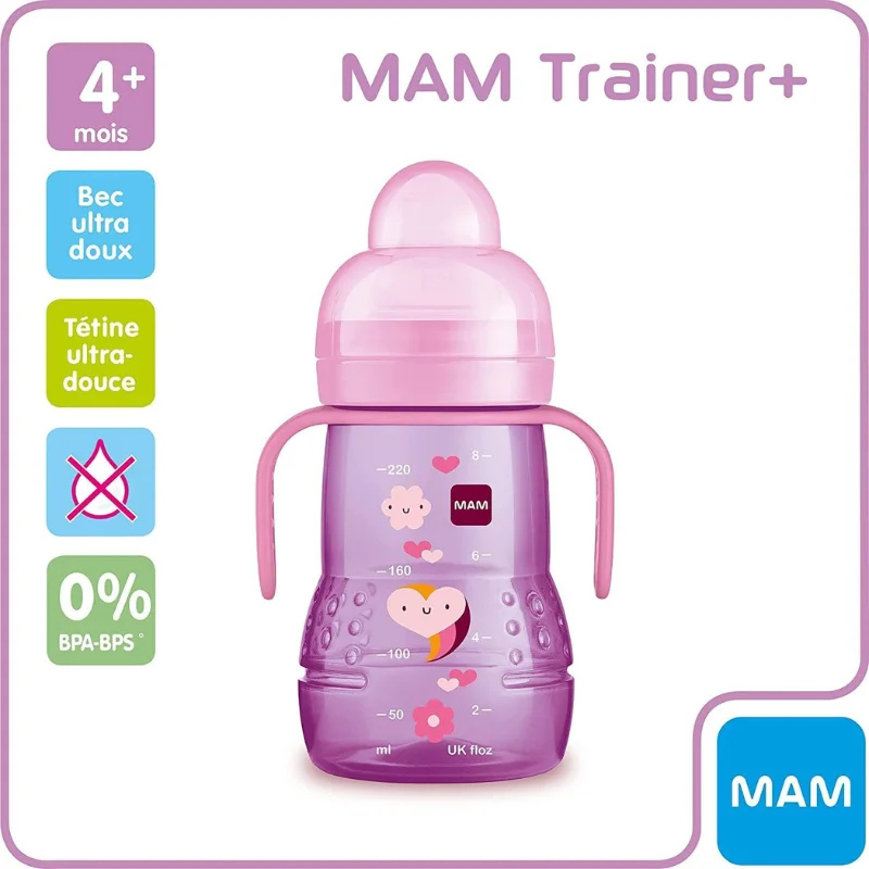 MAM Biberon de transition 4+ mois 220 ml