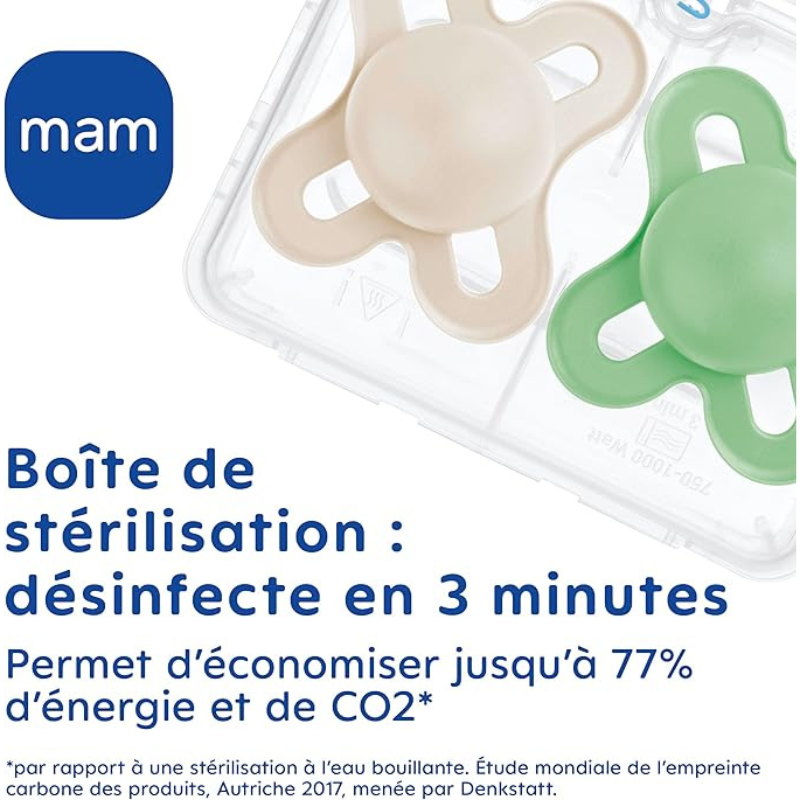 Mam Lot de 2 Sucettes Original 2-6mois