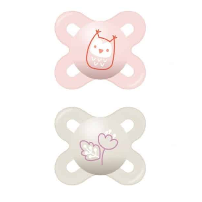 MAM Lot de 2 sucettes unisexe naissance 0-2m