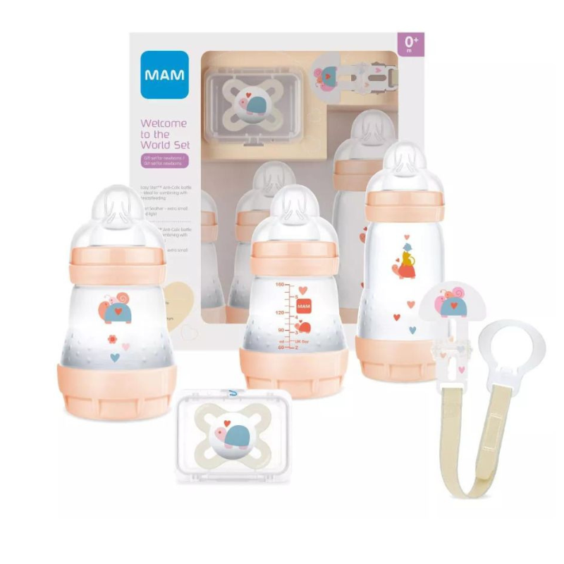 Mam Set cadeau - Welcome to the world - Pack de biberons - accessoires