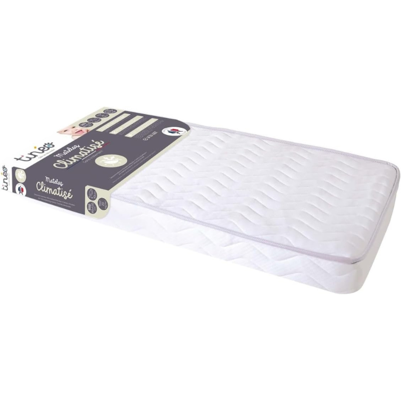 Matelas bébé 60x120cm Climatisé – Tinéo