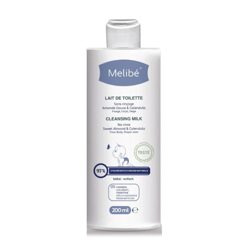 xx Melibé Bebe Lait de Toilette 200ml