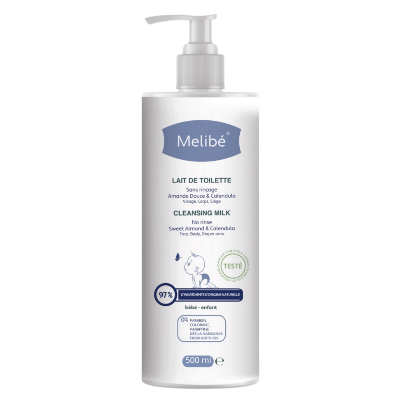 xx Melibé Bebe Lait de Toilette 500ml