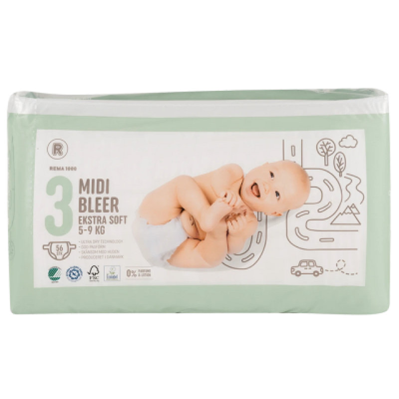 xx MIDI BLEER Taille 3   (5–9 kg)