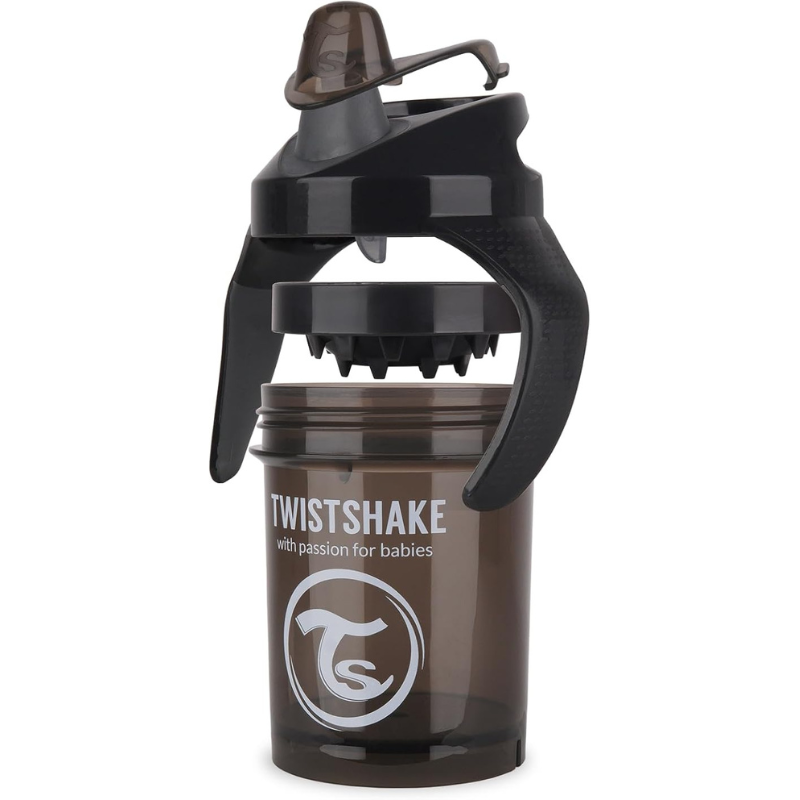 Mini gobelet anti-fuite Twistshake 230 ml - 4M+ - Noir