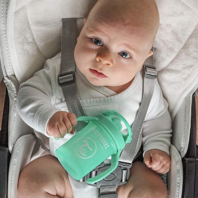 Mini mug anti-fuite Twistshake 230 ml  4M et plus - Vert