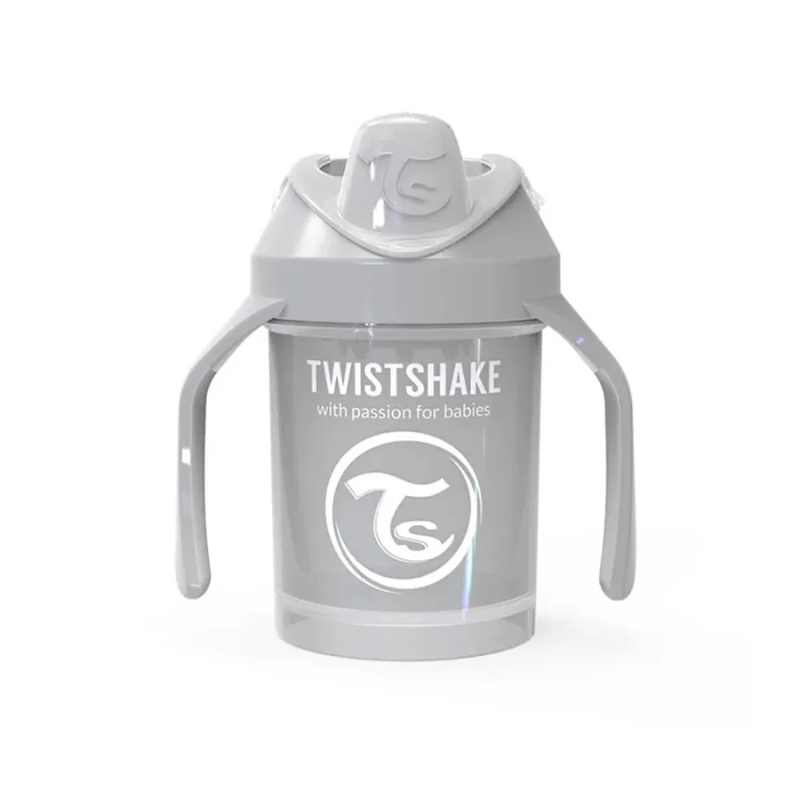 xx Mini Tasse Anti-Fuites Twistshake 230ml - Gris Pearl