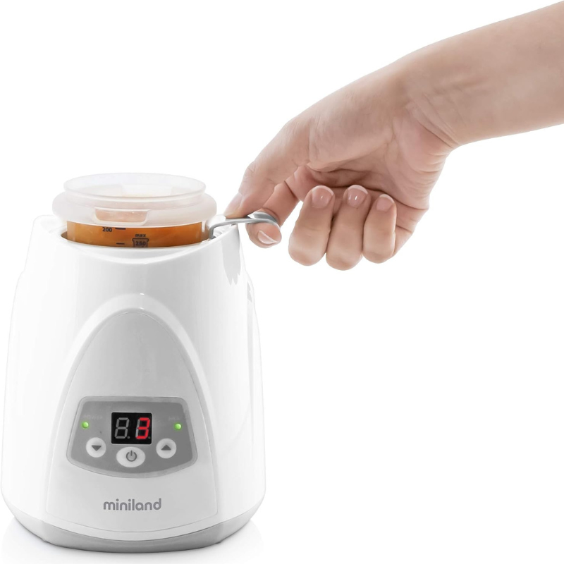 Miniland Baby Chauffe biberon blan Warmy Digy