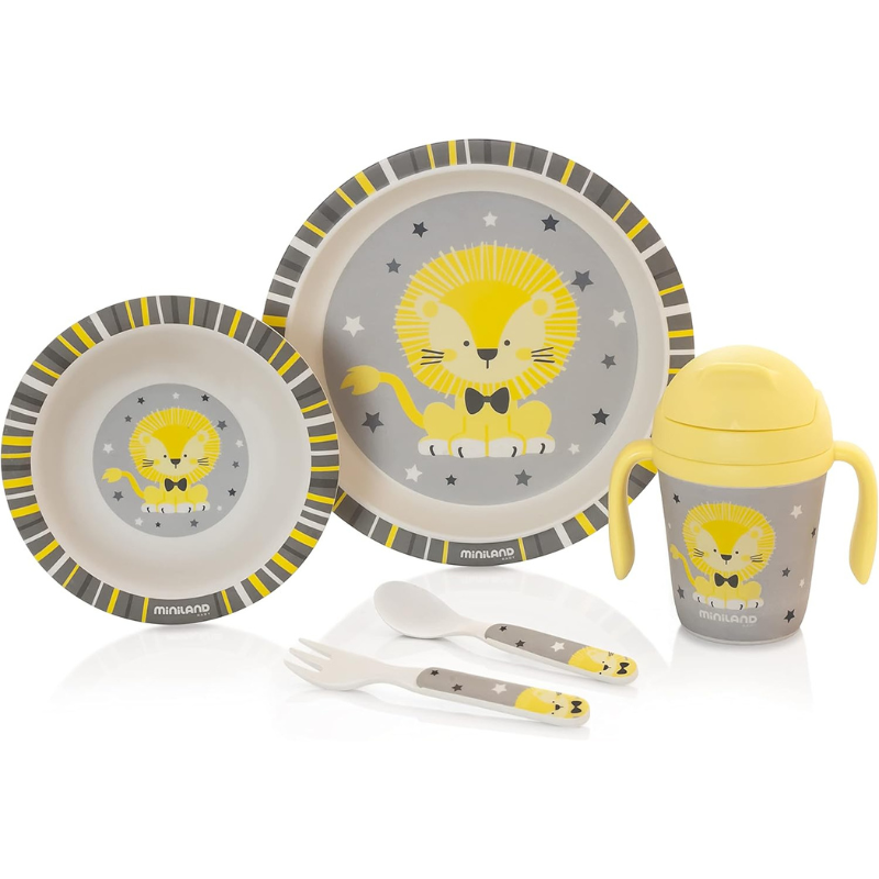 xx Miniland Coffret de Repas Lion +6M