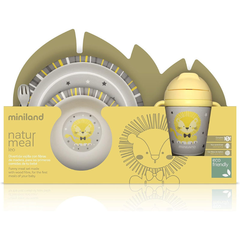 Miniland Coffret de Repas Lion +6M