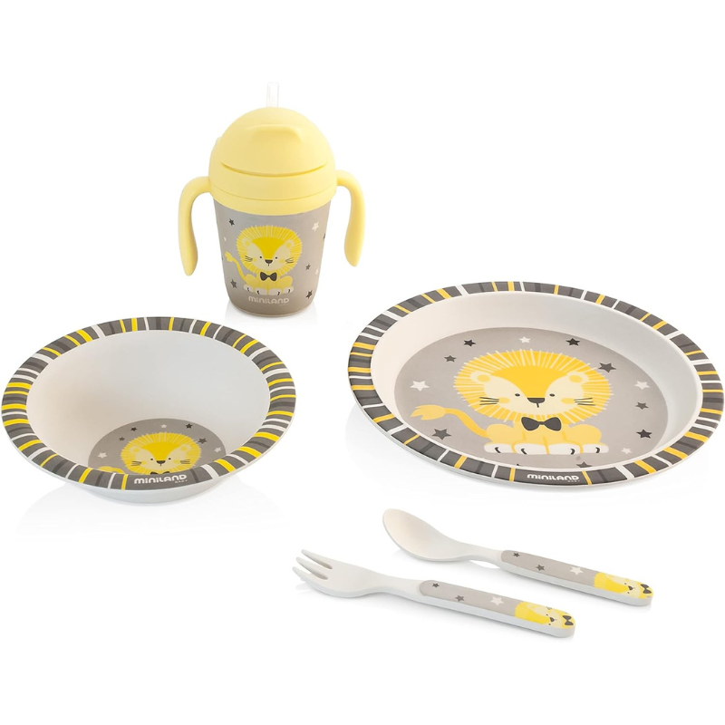 Miniland Coffret de Repas Lion +6M