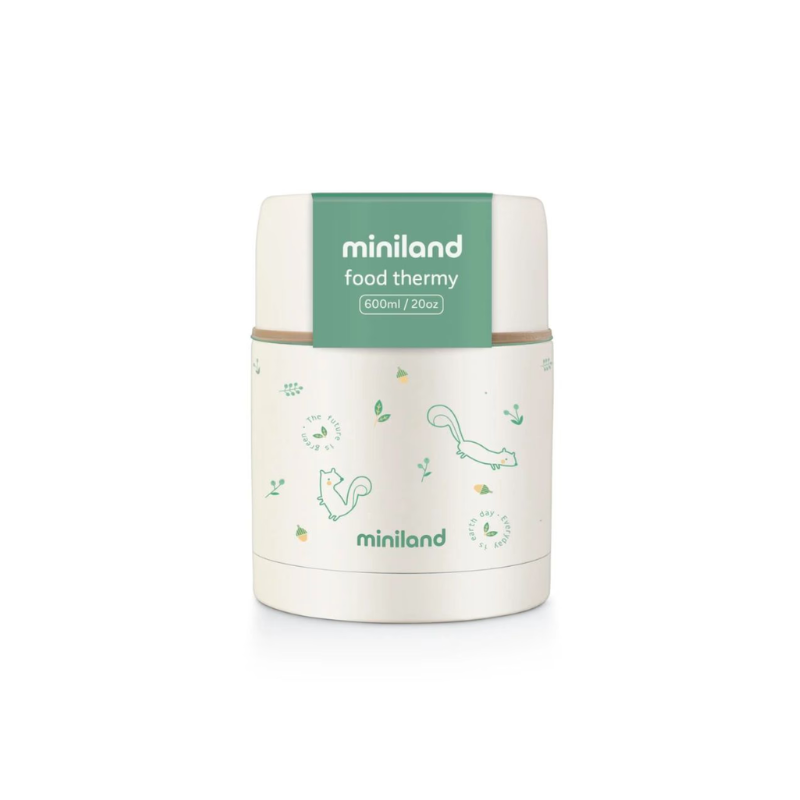 xx Miniland Natur Food Thermos 600 ml Chips