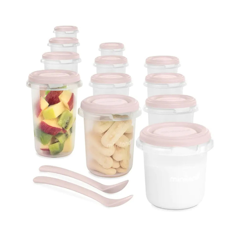 Miniland Set de 12 Pots de Conservation Candy