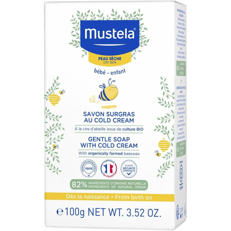 xx Mustela Bébé Savon Surgras au Cold Cream Nutri-Protecteur 100 g
