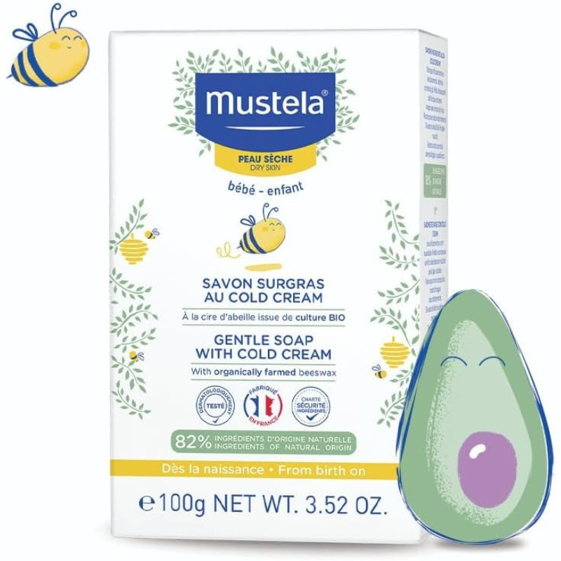 Mustela Bébé Savon Surgras au Cold Cream Nutri-Protecteur 100 g