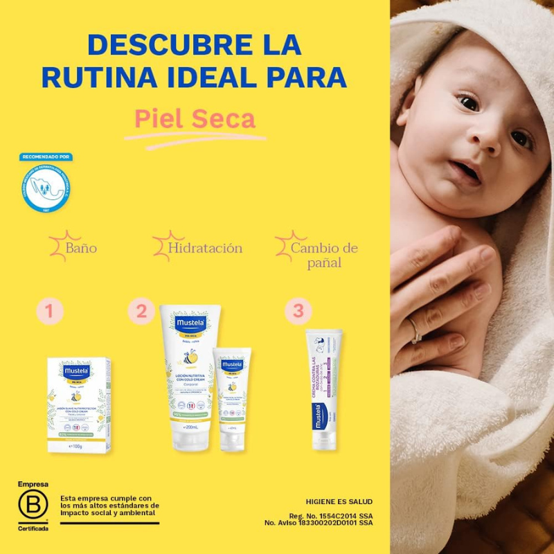 Mustela Bébé Savon Surgras au Cold Cream Nutri-Protecteur 100 g